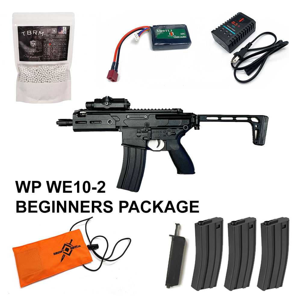 Beginners Bundle GOLF - Well Pro WE10-2 RATTLER 7" SBR AEG - 30 rps ETU